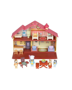 Set Casa Familiar Bluey Con Figura Y Accesorios Original