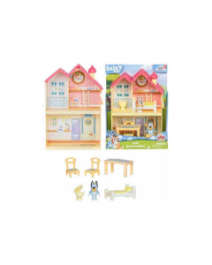 Bluey Mini Home Casa Con Figura Y Accesorios