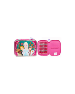Cartuchera Pvc  Frozen 2 Pisos  Incluye Utiles
