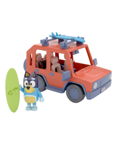 Vehiculo De Paseo Bluey Con Figura Original