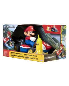 Super Mario Bros Mario Kart Mario Con Banana Giro 360 Original