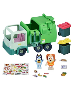 Camión De Basura Bluey Con 2 Figuras Y Accesorios