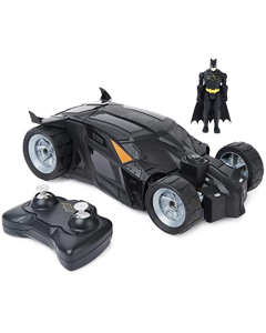 Batman - Vehículo Radio Control A Escala 1:20 Con Figura Incluida De 4"