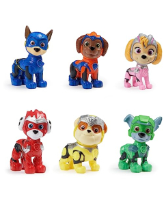 Paw Patrol Set 6 Muñecos The Mighty Movie