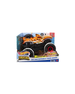 VEHICULO HOT WHEELS MONSTER TRUCKS TIGER SHARK 1:15