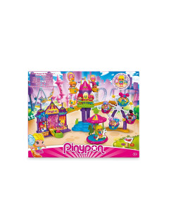 Playset Pinypon Parque 5 Atracciones Con Figura Original 