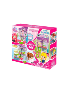Set Profesiones 3 En 1 Con Figuras Original Pinypon 