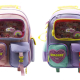 Mochila Simones 16 Con Carro En Dos Colores /17,5 L.