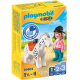 Playmobil Jinete Con Caballo 123 