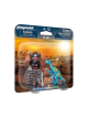 Playmobil Dúo Pack Velociraptor Y Saqueador 