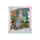 Muñeca Tiny Y Su Bicicleta Viajera 33,5X28X7,5Cm