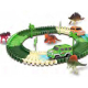 Pista Dinosaurio Tracks Encastrable Con auto 78 Piezas