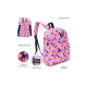 Mochila Goodpak print corazones 31x27x10.5cm 12 pulg