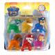6 Mini Figuras En Blister