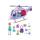Playset Polly Pocket Super Helicoptero De Viaje