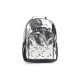 Mochila Espalda Graffiti Metalizada Gris 18 Pulgadas