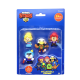 Brawl Stars - Set X 5 Mini Figuras 4,5 Cm Articuladas En Blister Surtidos