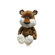 Tigre Marrón Y Blanco 25 Cm Colores Surtidos