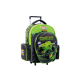 Mochila Con Carro Hot Wheels Green 14 Pulgadas