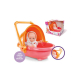 Roma Baby Paseo Incluye Muñeca Y Cuna Portatil
